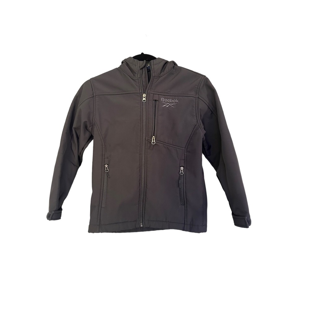 Reebok Softshell Boys Jacket Size Small 8 zip with pockets